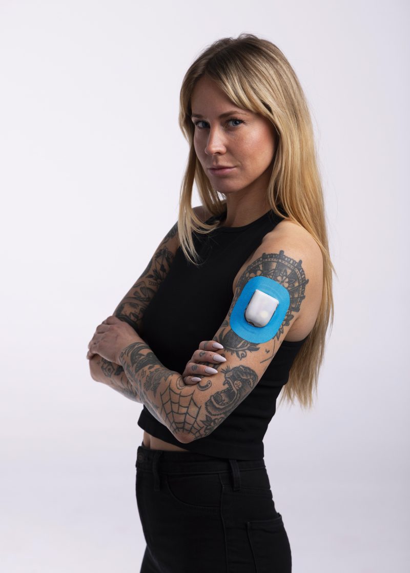 Blue Rainbow Omnipod Skingrip 1