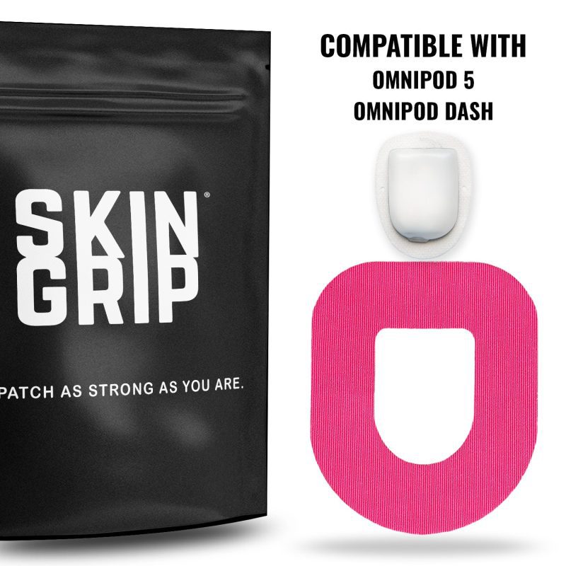 Device Omnipod Pink Hero Image Skin Grip