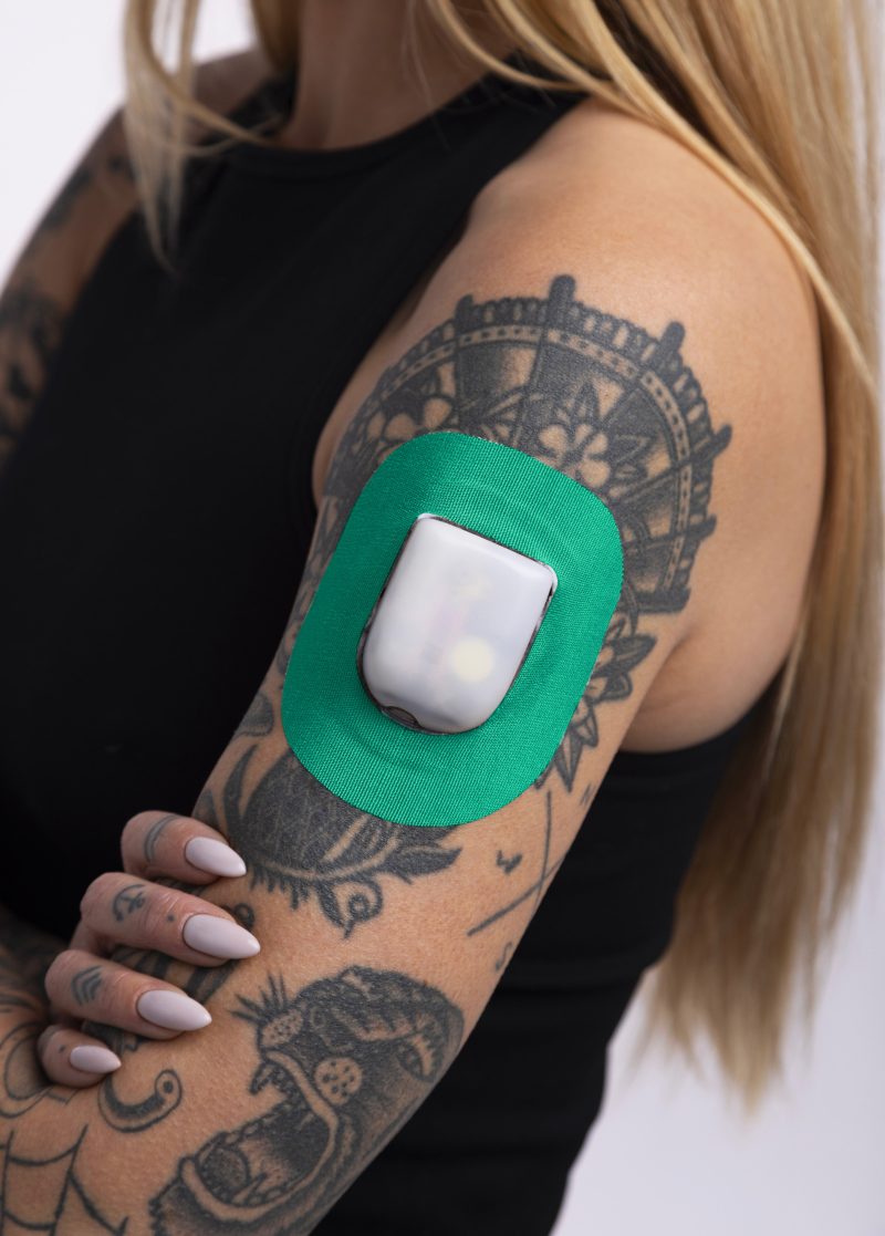 Emerald Power Omnipod Skingrip