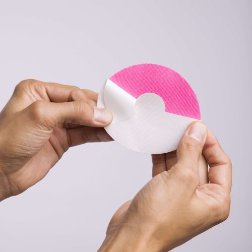 Pink Rainbow Backing Medtronic Skin Grip 708