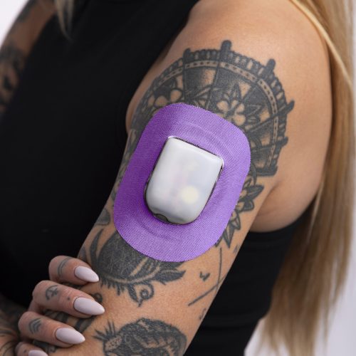 Purple Rainbow Omnipod 1