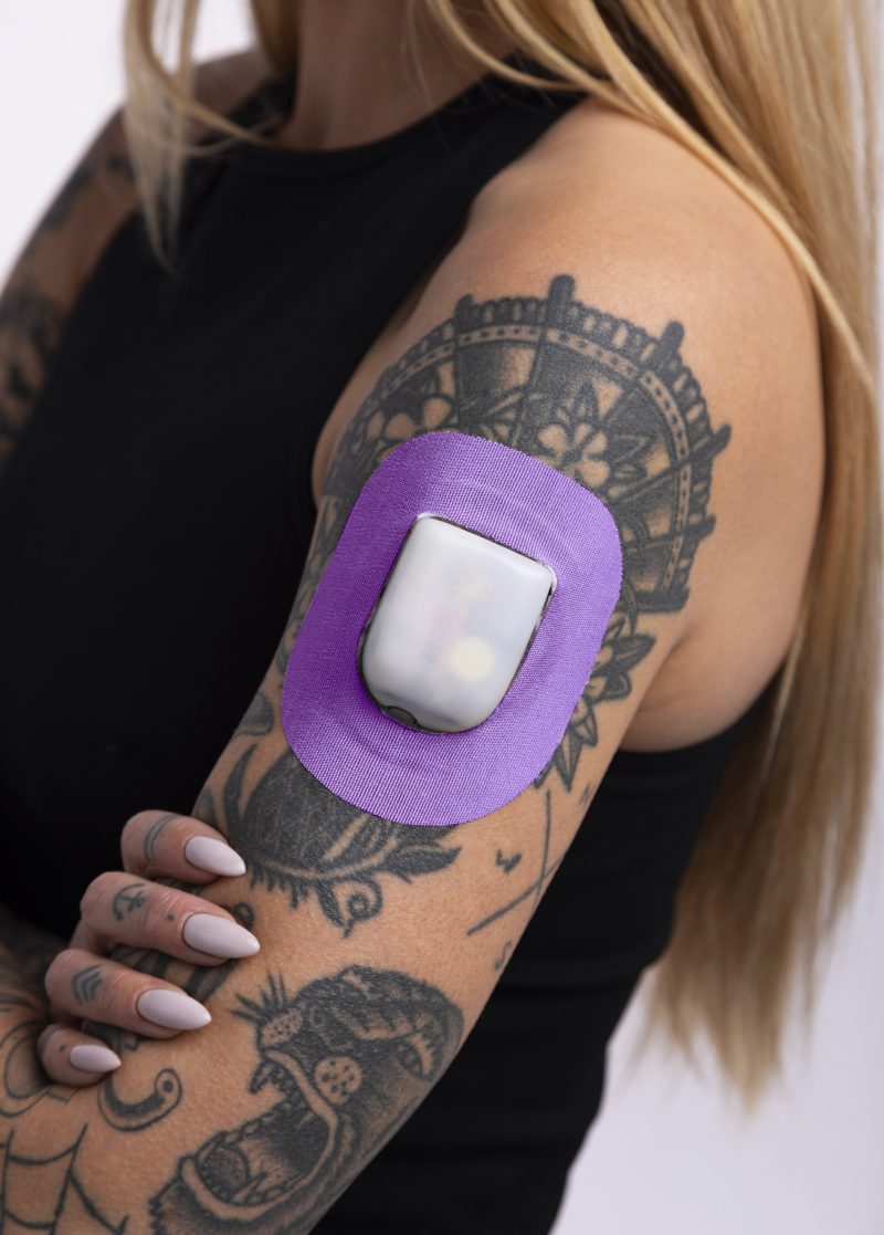 Purple Rainbow Omnipod 1