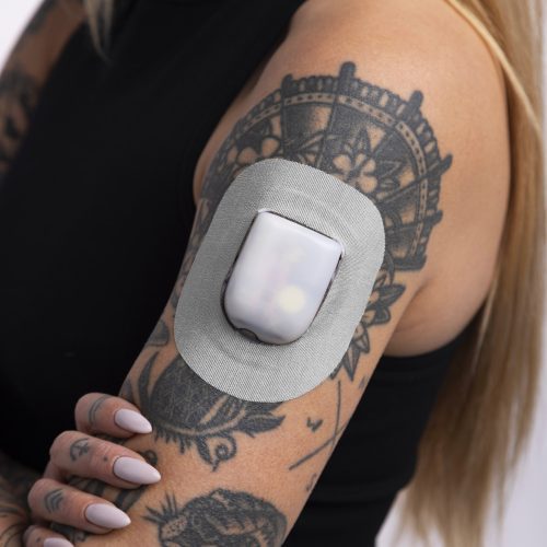 Silver Power Omnipod Skingrip